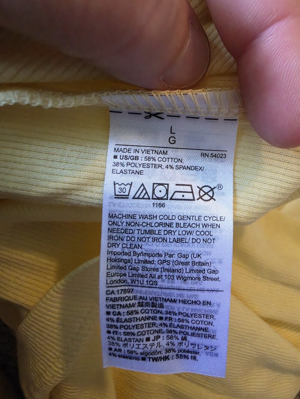 Gap Ribbed Tank Top - Picture 5 of 5